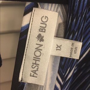Fashion Bug Plus Store 2026.Fashion Bug | Dresses | Fashion Bug Plus Sz X Blue Black Halter Dress ...